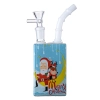 Cute Cheap Santa Reindeer Juice Box Dab Rig Glass Mini Christmas Hand Water Bong