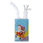 glass christmas water pipe