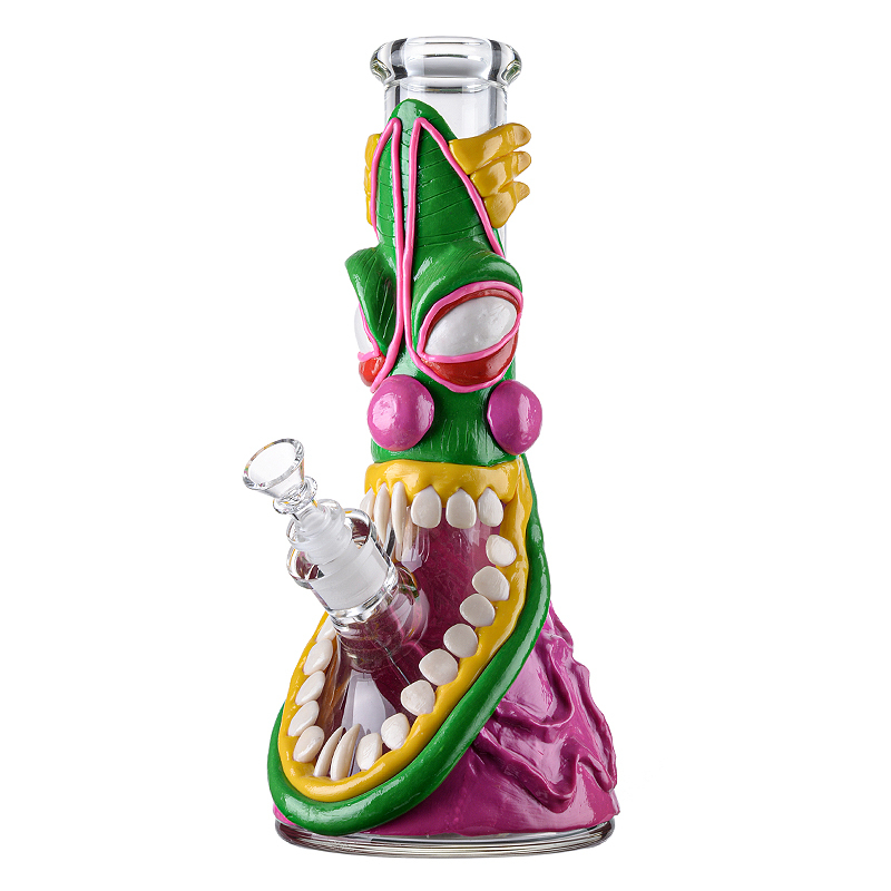 Big Green Monster Beaker Bong Underwater Devil Dab Rig Thick Water Pipe W/ Ice Catcher