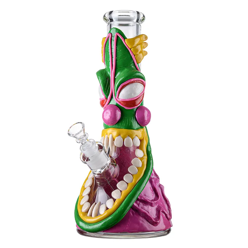 Big Green Monster Beaker Bong Underwater Devil Dab Rig Thick Water Pipe W/ Ice Catcher