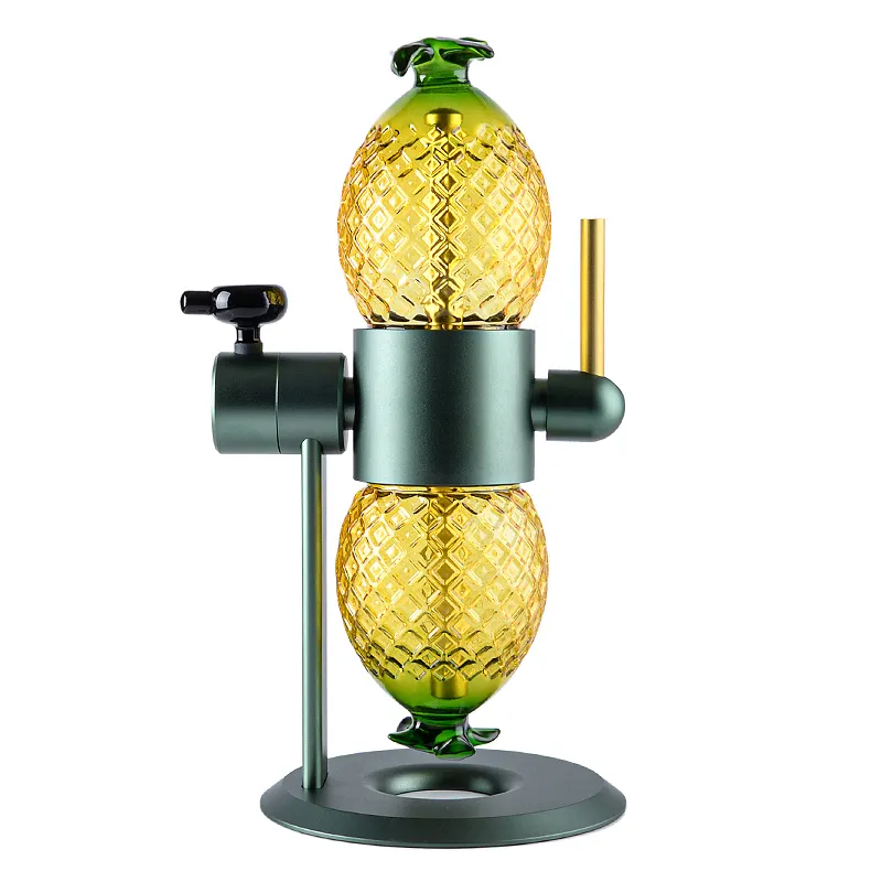 pineapple globe gravity bong
