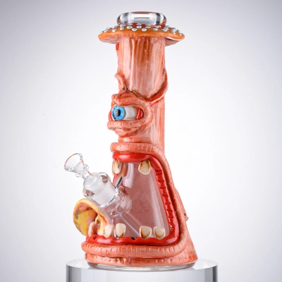 Horror Amanita Monster Cap Bong Big Tongue Beast Beaker Waterpipe Ice Underwater Dab Rig  02