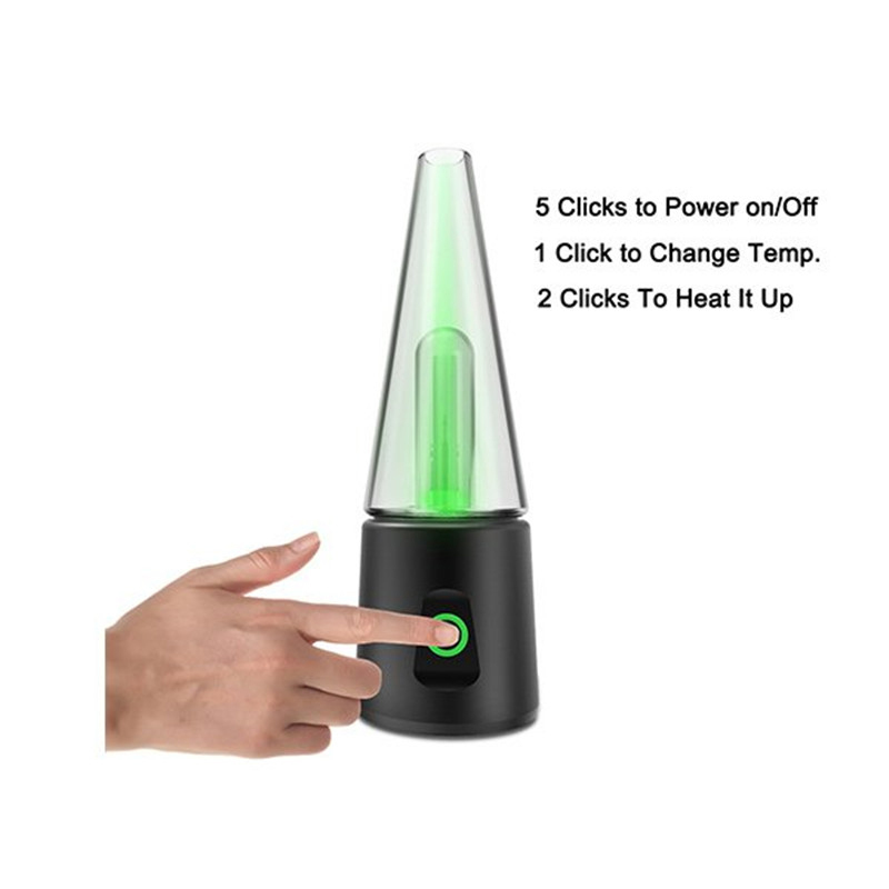 Exseed Dabcool W2 Electirc Dab Rig Portable Water Pipe Vaporizer Kit With Travel Case