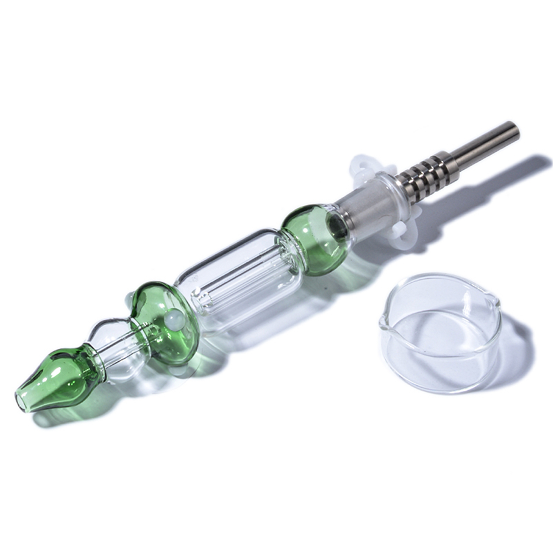 Best Cheap Glass Nectar Collector Cute Girly Dab Straws W/ 10mm14mm Titanium Tip