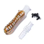 dab straw with 10mm quartz nail 