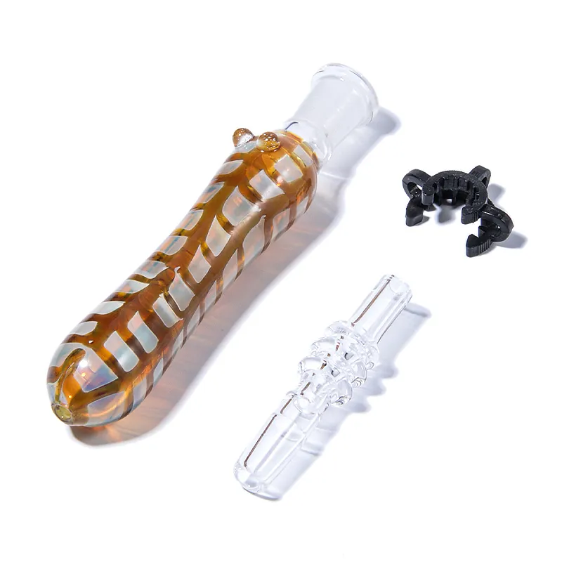 dab straw with 10mm quartz nail 