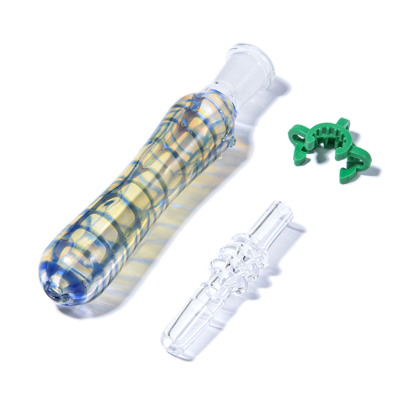 mini glass dab straw 