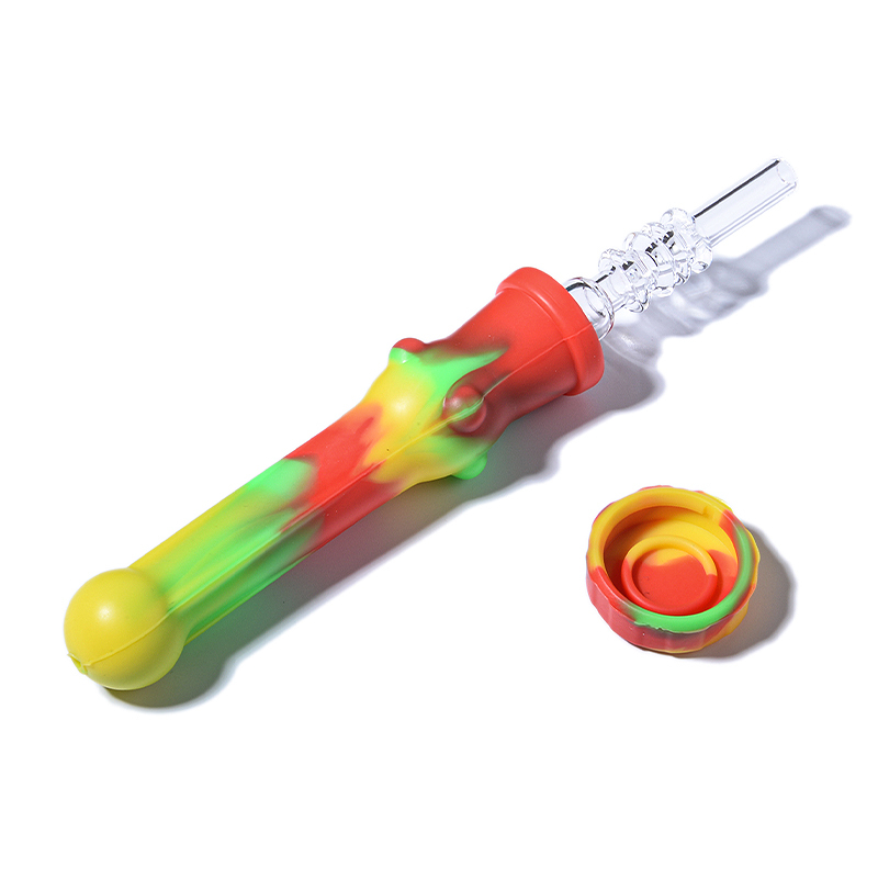 heady dab straw w/ quartz tip 