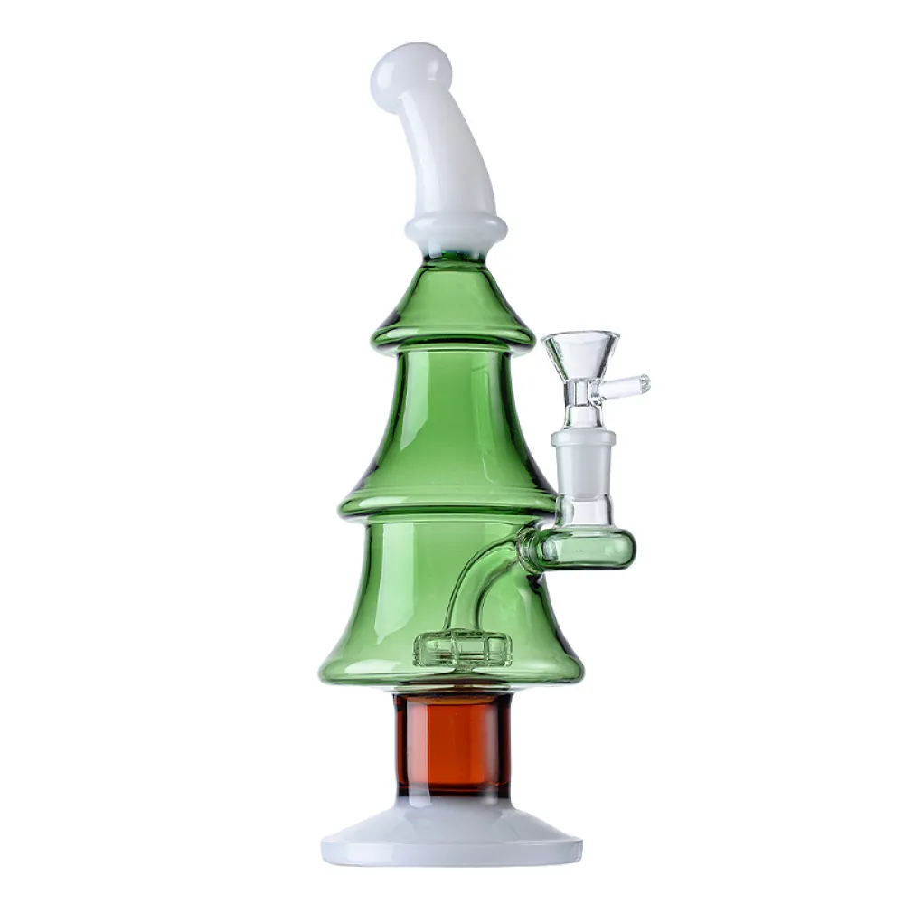 Cute Christmas Tree Themed Bong