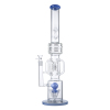 21 Inch Giant Water Pipe 7mm Thick Glass Tall Recycler Bong with 6-Arm Rocket Perc