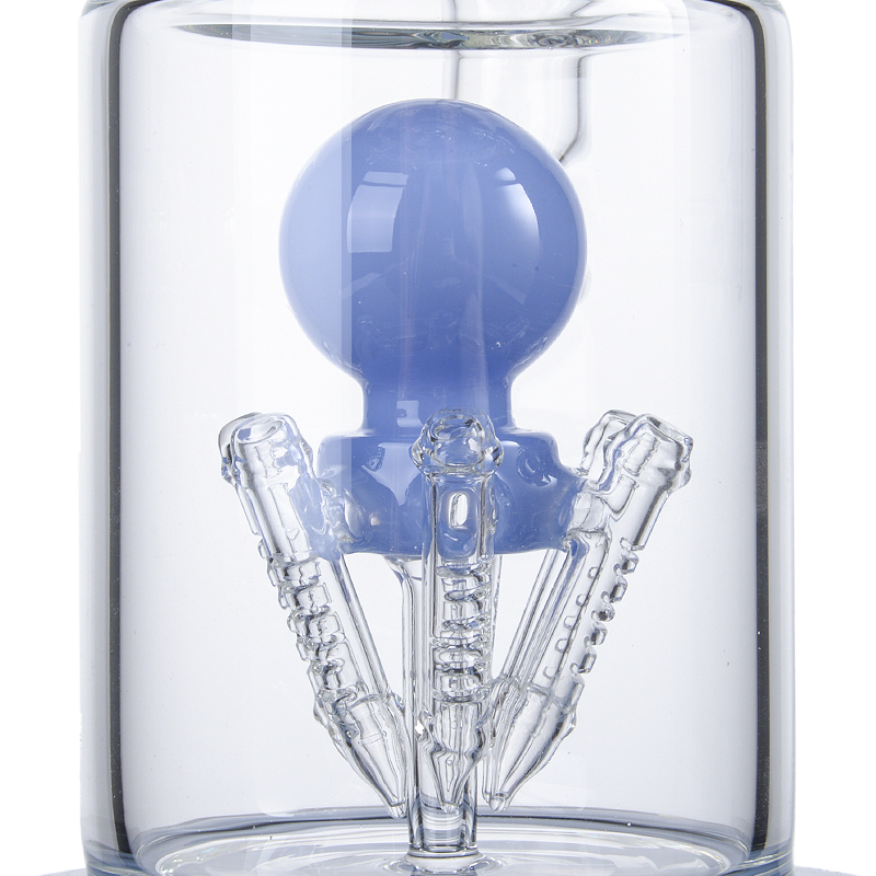 21 Inch Giant Recycler Water with 6-Arm Rocket Perc