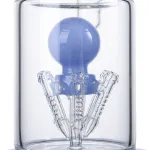 21 Inch Giant Recycler Water with 6-Arm Rocket Perc