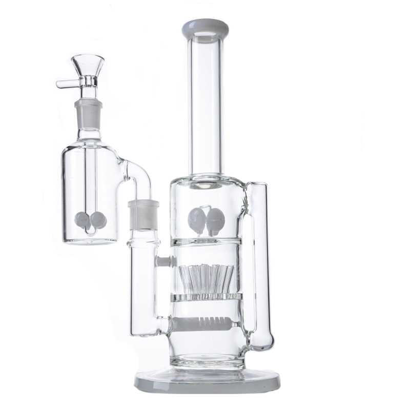 12 Inch Big Thick Bong Best Multi Perc Water Pipe W/ Ash Cather(OEM)