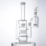 12 Inch Big Thick Bong Best Multi Perc Water Pipe W/ Ash Cather(OEM)