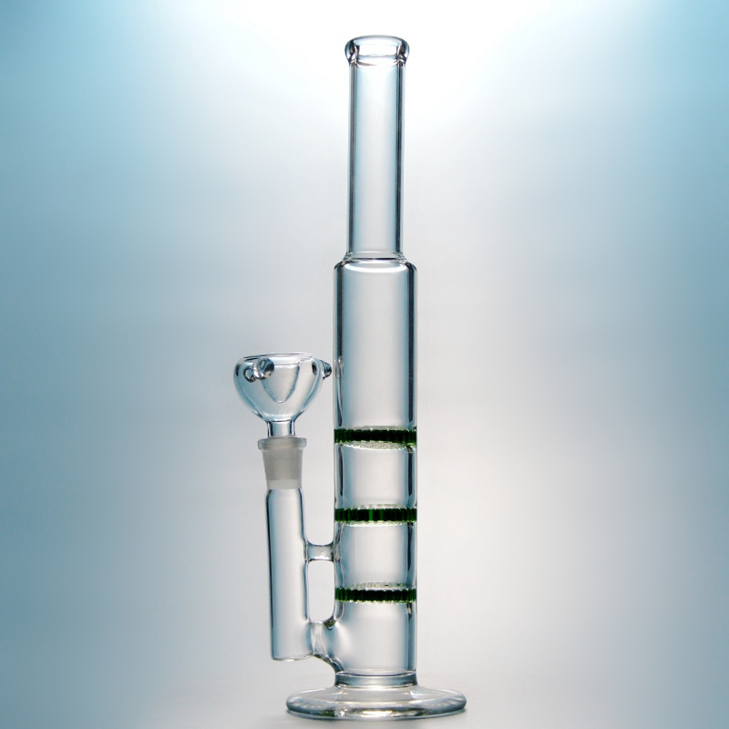 3 Arms Tree Glass Bongs 10 Inch Mini Oil Dab Rigs Clear Green Blue Colors
