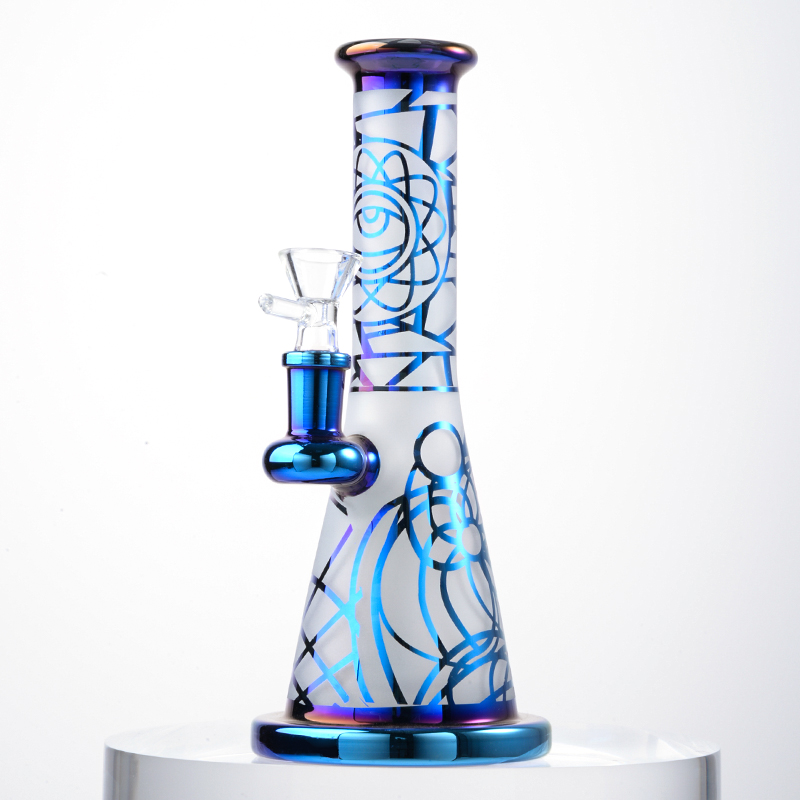 Cool Cheap Rick And Morty Cartoon Bongs Showerhead Perc Mini Glass Dab Rigs 
