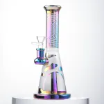 Cool Cheap Rick And Morty Cartoon Bongs Showerhead Perc Mini Glass Dab Rigs 