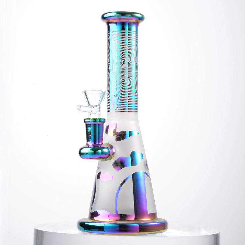 Cool Cheap Rick And Morty Cartoon Bongs Showerhead Perc Mini Glass Dab Rigs 