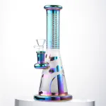 Cool Cheap Rick And Morty Cartoon Bongs Showerhead Perc Mini Glass Dab Rigs 