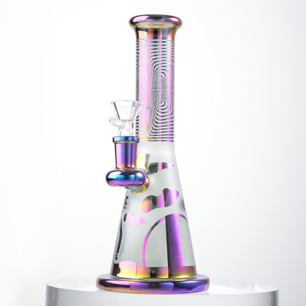Cool Cheap Rick And Morty Cartoon Bongs Showerhead Perc Mini Glass Dab Rigs 