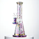 Cool Cheap Rick And Morty Cartoon Bongs Showerhead Perc Mini Glass Dab Rigs 