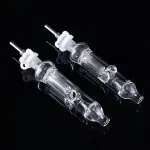 Water Cooled Nectar Collector Mini Glass Dad Straw W/ Titanium Nail & Inner Perc
