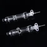 Water Cooled Nectar Collector Mini Glass Dad Straw W/ Titanium Nail & Inner Perc