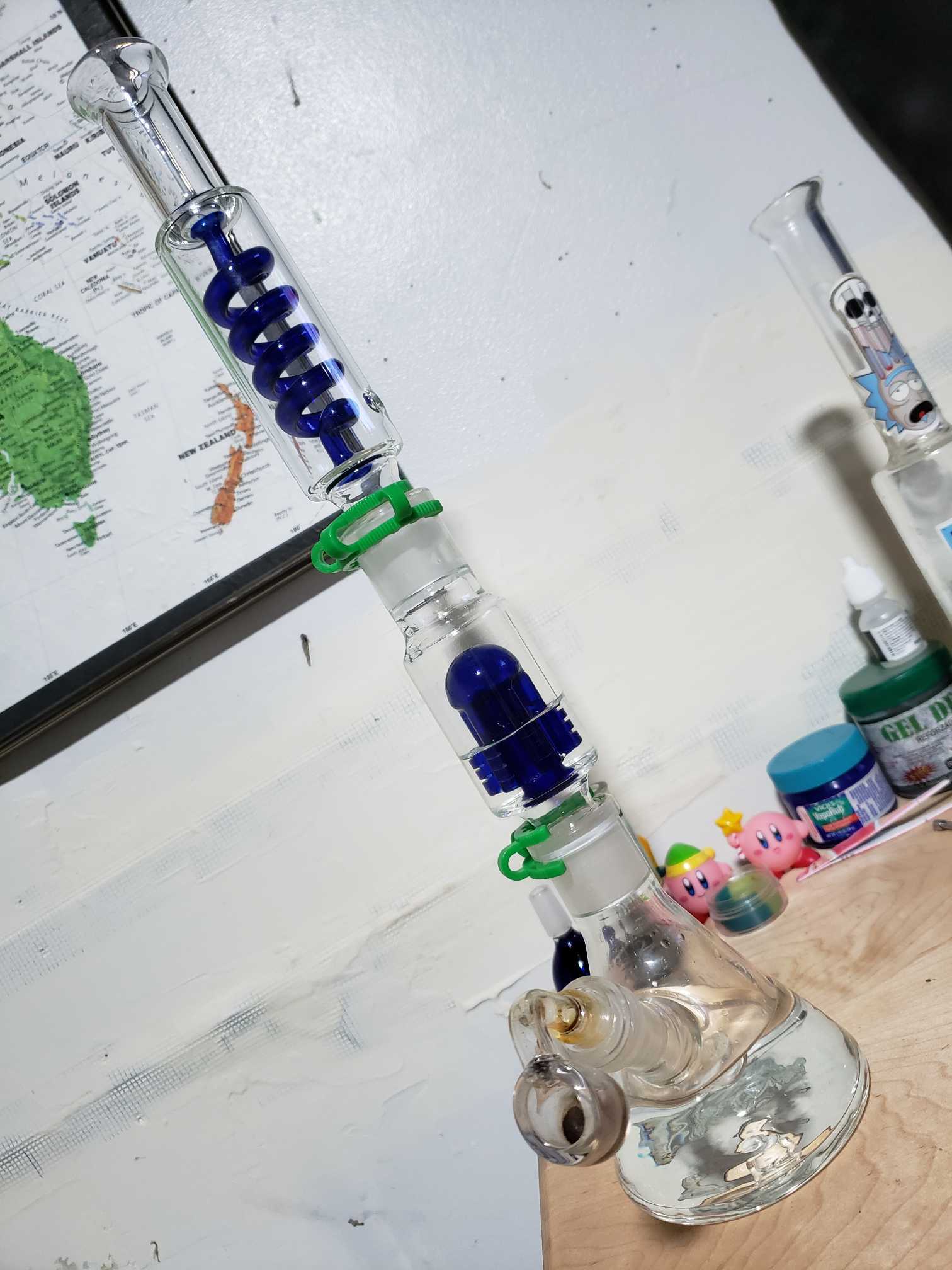 16 Inch 6 Arm-tree Perc Freeze Big Water Pipe Cool Glass Beaker Bong  review 0
