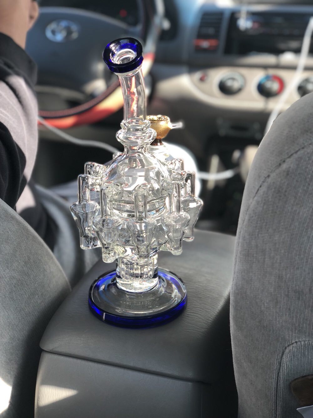 12 Inch Chandelier Glass Recycler Dab Rig Octopus Bong W/ Matrix Perc review 0