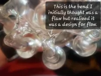 12 Inch Chandelier Glass Recycler Dab Rig Octopus Bong W/ Matrix Perc review 1