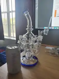 12 Inch Chandelier Glass Recycler Dab Rig Octopus Bong W/ Matrix Perc review 1
