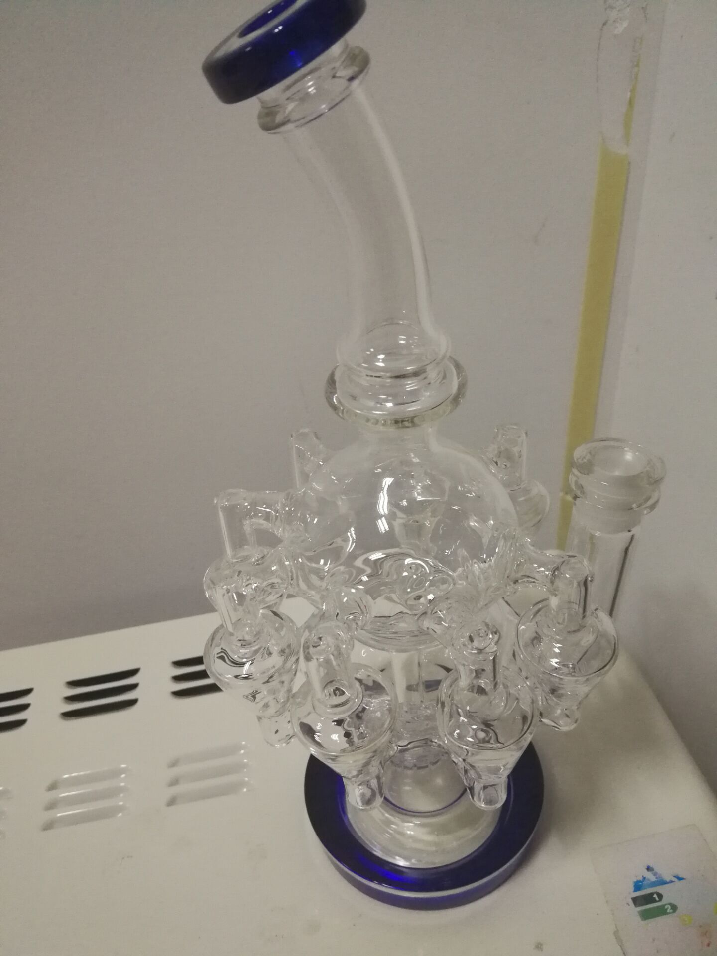 12 Inch Chandelier Glass Recycler Dab Rig Octopus Bong W/ Matrix Perc review 0