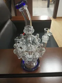 12 Inch Chandelier Glass Recycler Dab Rig Octopus Bong W/ Matrix Perc review 0