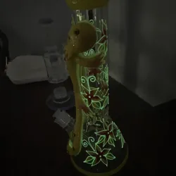3D Hand-Painted Lizard Dragon Big Beaker Bongs 7MM Thick Glass Large Water Pipe W/ Ice Catcher review tylerobie 02