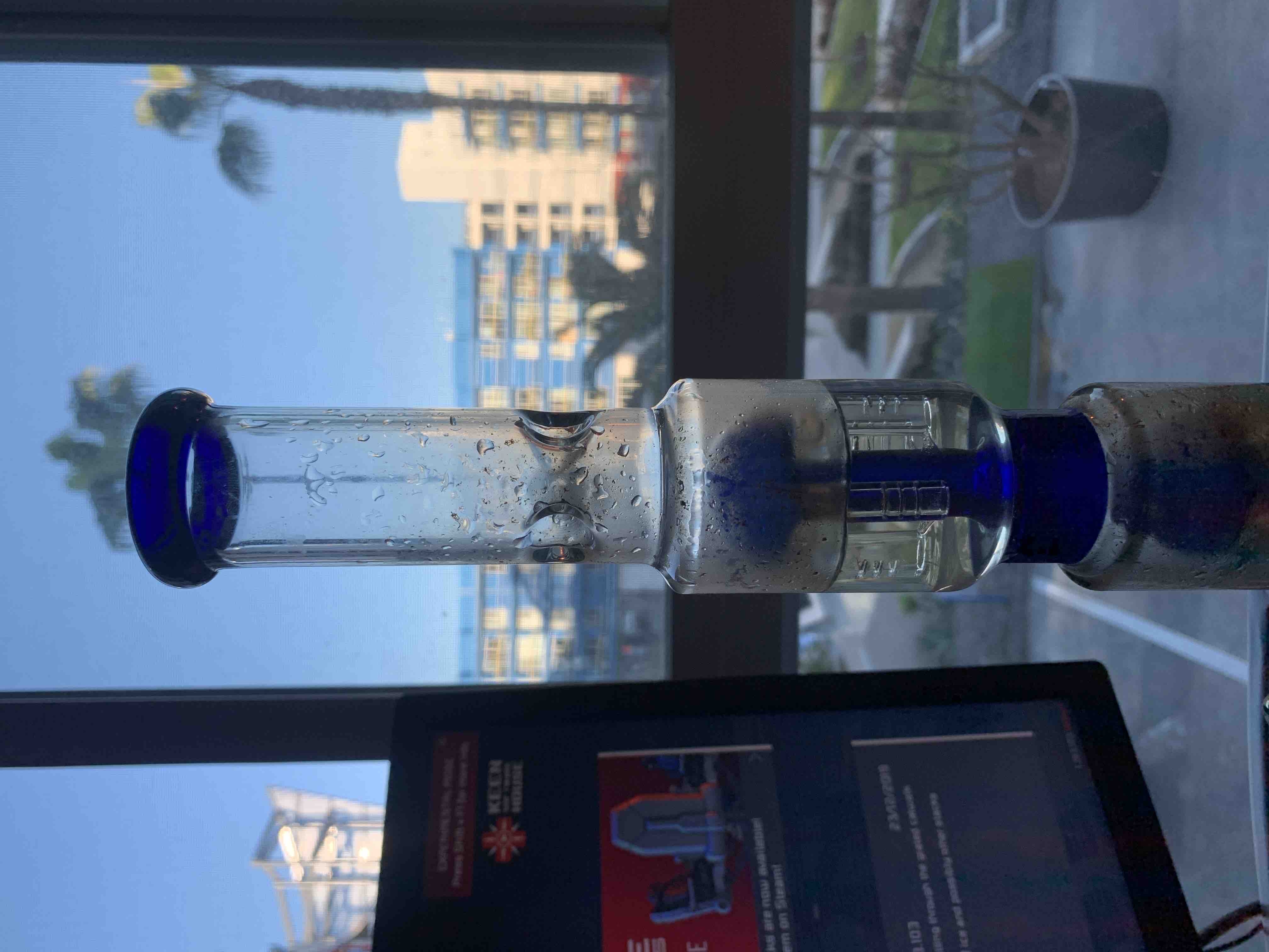 16 Inch Blue Bubble Water Pipes Double Tree Perc Big Heady Glass Bongs W/ Ice Catcher review Steven Svoboda 02