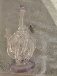 Best 12 Tubes Waterfall Glass Recycler Bongs Vortex Cyclone Dab Rigs  review 0