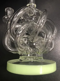 Best 12 Tubes Waterfall Glass Recycler Bongs Vortex Cyclone Dab Rigs  review wrigrdan