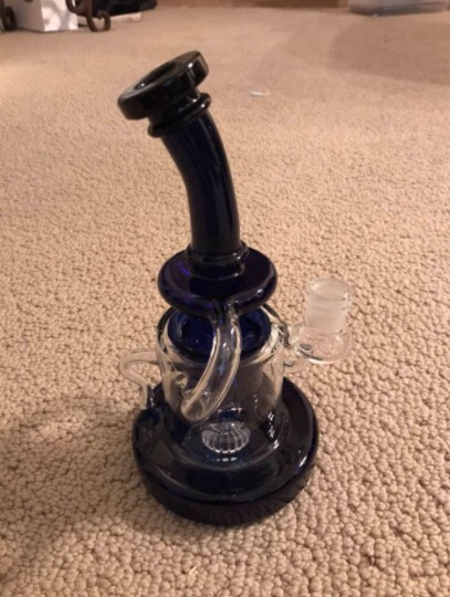 Best Tornado Klein Recycler Bongs Showerhead Perc Heady Glass Oil Dab Rigs review 0