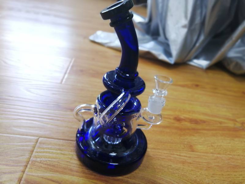 Best Tornado Klein Recycler Bongs Showerhead Perc Heady Glass Oil Dab Rigs review 2