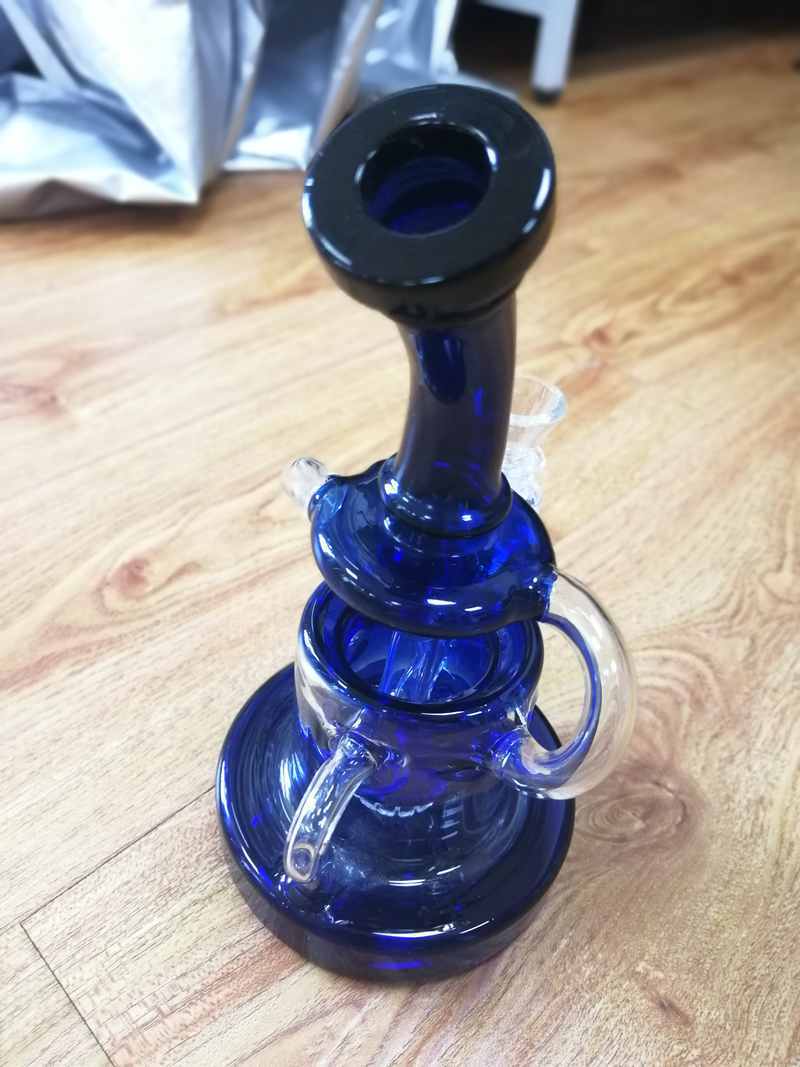 Best Tornado Klein Recycler Bongs Showerhead Perc Heady Glass Oil Dab Rigs review 3