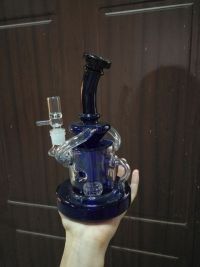 Best Tornado Klein Recycler Bongs Showerhead Perc Heady Glass Oil Dab Rigs review 0