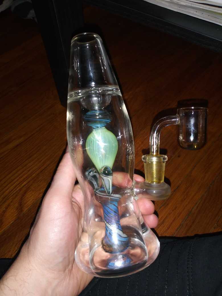 Best Mini Lava Lamp Glass Bongs Cool Showerhead Perc Water Pipes Small Dab Rigs review 0
