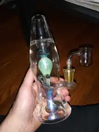 Best Mini Lava Lamp Glass Bongs Cool Showerhead Perc Water Pipes Small Dab Rigs review 0