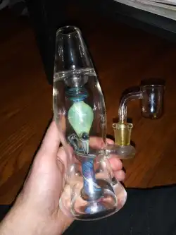 Best Mini Lava Lamp Glass Bongs Cool Showerhead Perc Water Pipes Small Dab Rigs review John