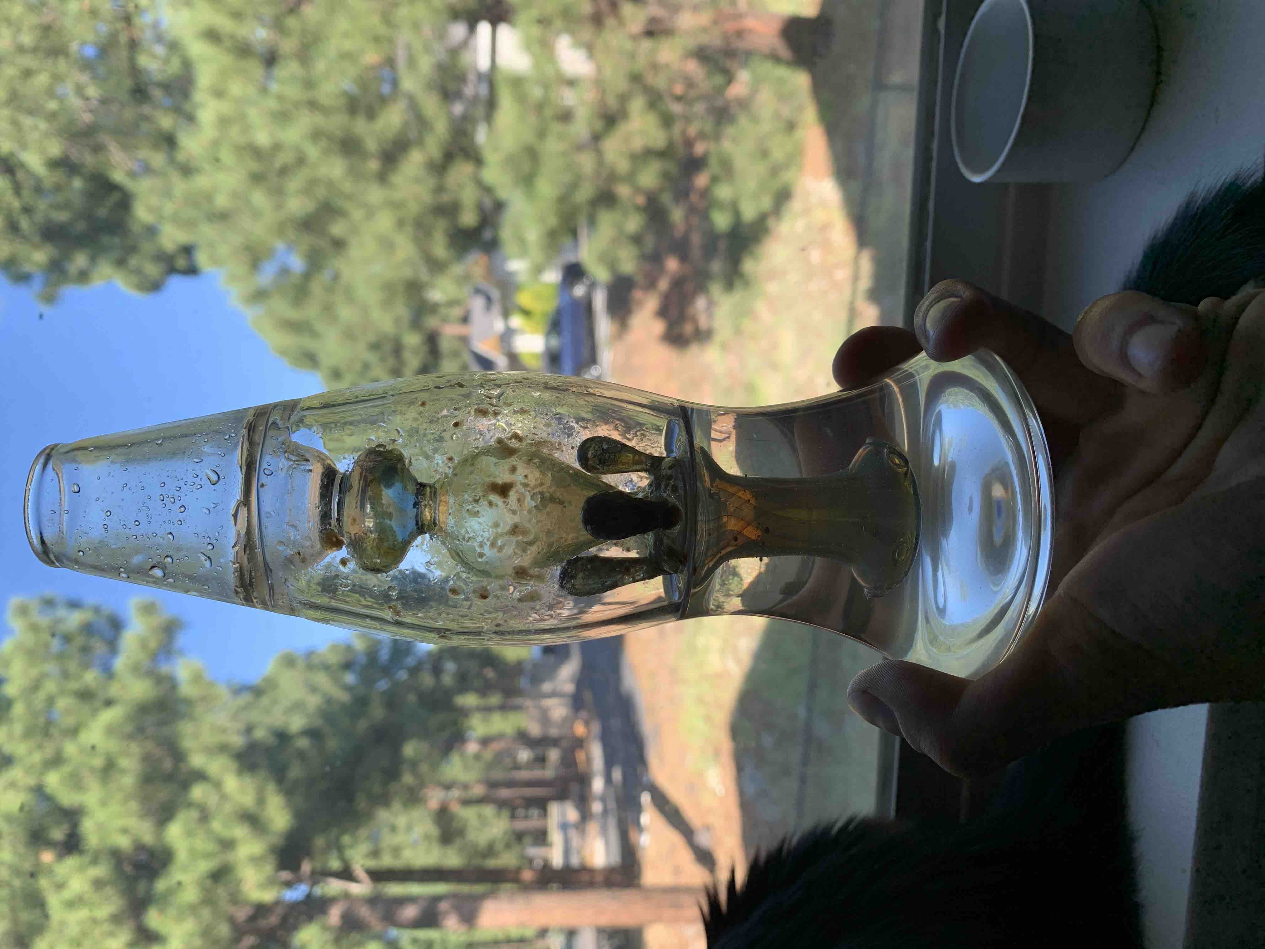 Best Mini Lava Lamp Glass Bongs Cool Showerhead Perc Water Pipes Small Dab Rigs review 1