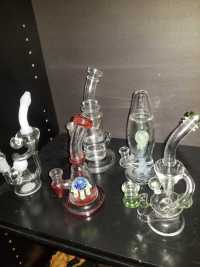 Best Mini Lava Lamp Glass Bongs Cool Showerhead Perc Water Pipes Small Dab Rigs review 1