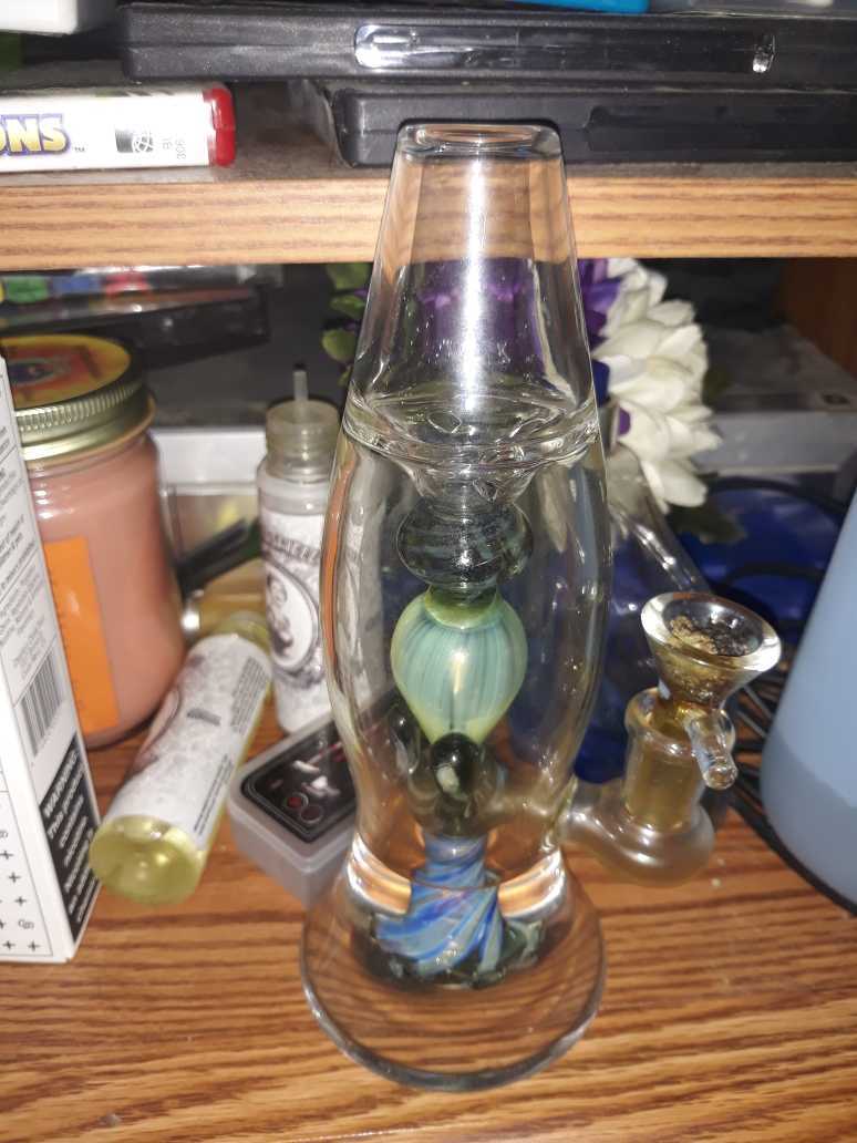 Best Mini Lava Lamp Glass Bongs Cool Showerhead Perc Water Pipes Small Dab Rigs review C Wishard