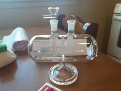 Unique 8 Inch Infinity Waterfall Gravity Bongs Invertible Lipless Glass Water Pipes review Rachel