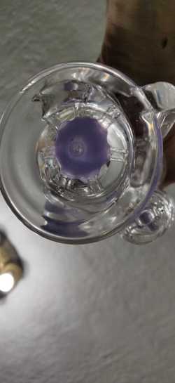 Best Double Recycler Bong Dab Rig Sprinkler-Propeller Perc Green Glass Water Pipe review AJ Surf 03