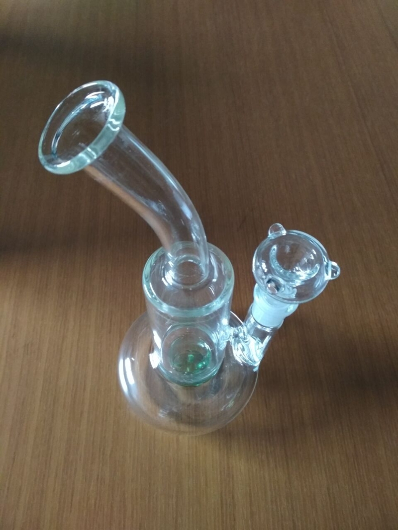 Cheap 10 Inch Tornado Cyclone Bong Clear Glass Dab Rig Turbine Perc Water Pipe review 0